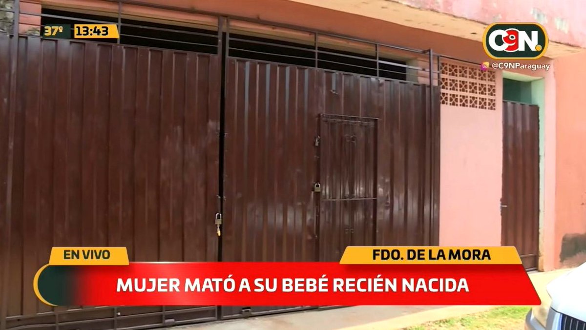 C9NParaguay's tweet photo. 🔴 #ÚLTIMOMOMENTO | Mujer habría matado a su bebé recién nacida en Fdo. de la mora.

📌 Noticia en desarrollo.

🔗https://t.co/ZjsduBvLwK https://t.co/aQuNfJ54iq