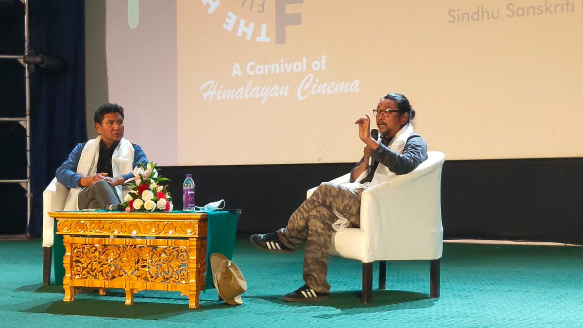 LobzangVISUDDHA's tweet photo. Thanks to UT Administration for the platform! Had this great opportunity to share my experience of Wildlife Conservation initiatives in Ladakh through my association with #WCBCL at The Himalayan Film Festival #THFF
# https://t.co/IAhLUGAVqf