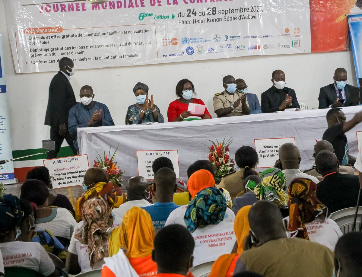 #JMC2021
🛑Journée mondiale de la contraception 6ième édition thème : "POUR NOTRE BIEN ÊTRE, J'ACCOMPAGNE MA PARTENAIRE POUR LE CHOIX SE NOTRE MÉTHODE CONTRACEPTIVE"
<a href="/DMPASCNow/">DMPA-SC Accelerating Access</a>
<a href="/POuagaPF/">Partenariat de Ouaga</a> <a href="/UnfpaCI/">UNFPA Côte d'Ivoire</a> <a href="/MdM_CotedIvoire/">Médecins du Monde Côte d'Ivoire</a> <a href="/Santeci/">Ministère de la Santé et de l'Hygiène Publique ci</a>
#SayanaPress  #AccesPfJeunes #UtilisonsPf
#contraception