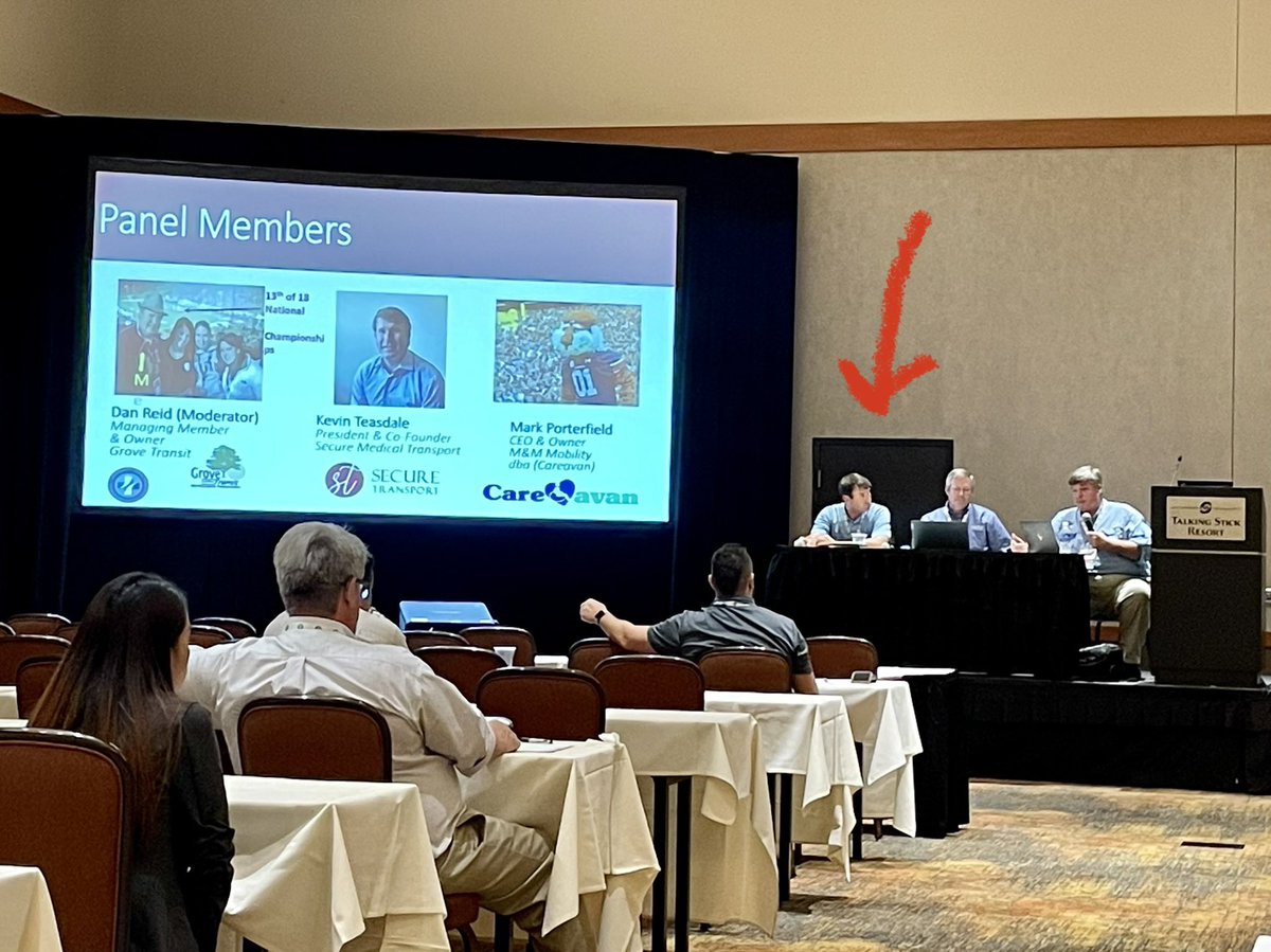 Long time ParaPlan user Kevin Teasdale (<a href="/securemedtrspt/">Secure Med Transport</a>) discussing NEMT do’s and don’ts here at #nemtac 2021 in Scottsdale.
