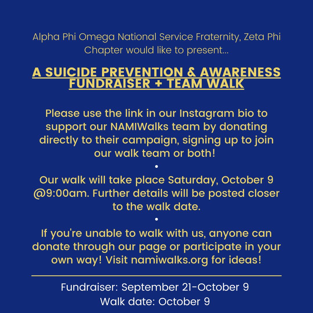 There are many factors that contribute to the yearly rising rate of suicide attempts, but it is clear more proactive work can be done. It starts with us, as individuals learning &amp; expanding our knowledge on mental health in general (cont. on IG)
