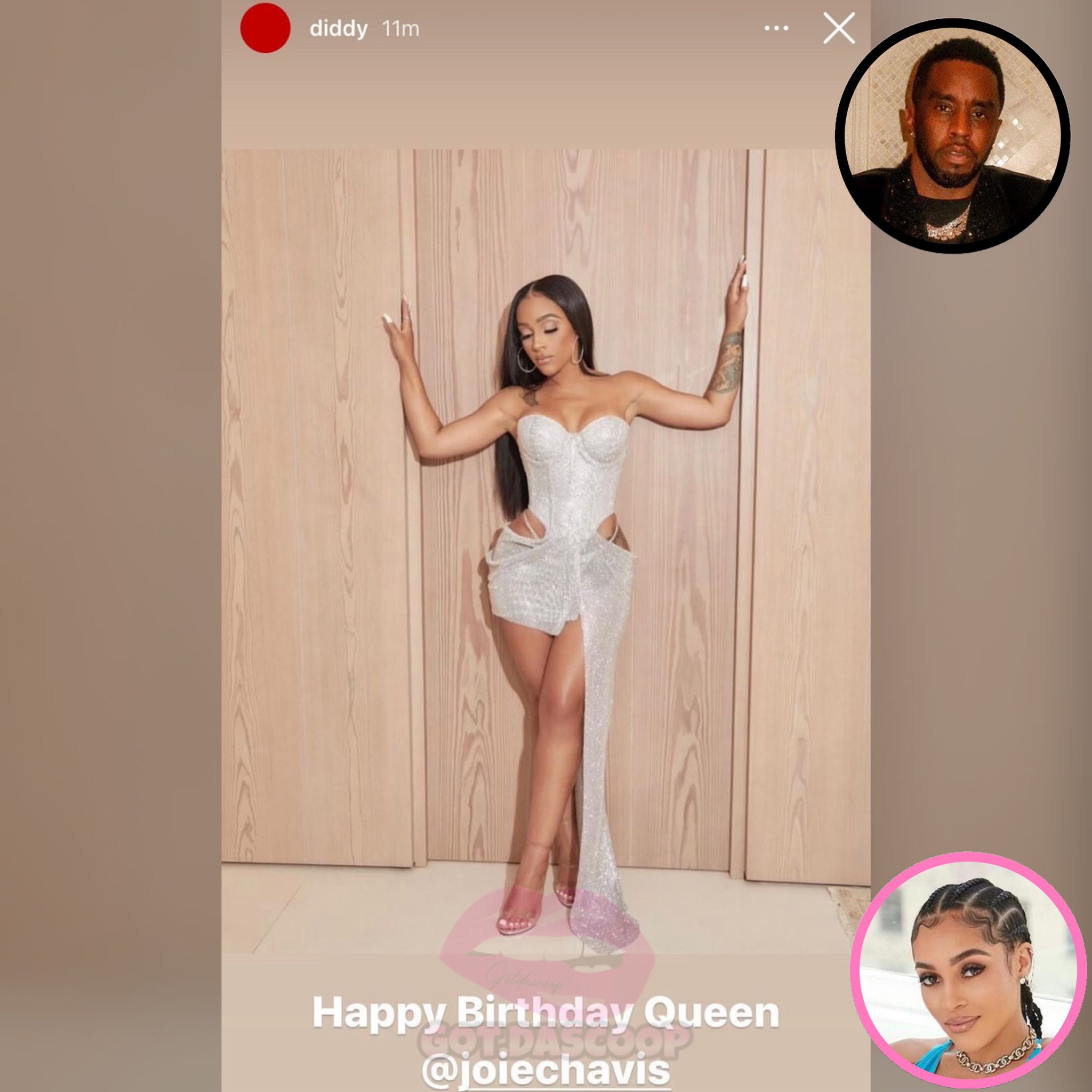 Diddy wishes his queen Joie Chavis a Happy Birthday   