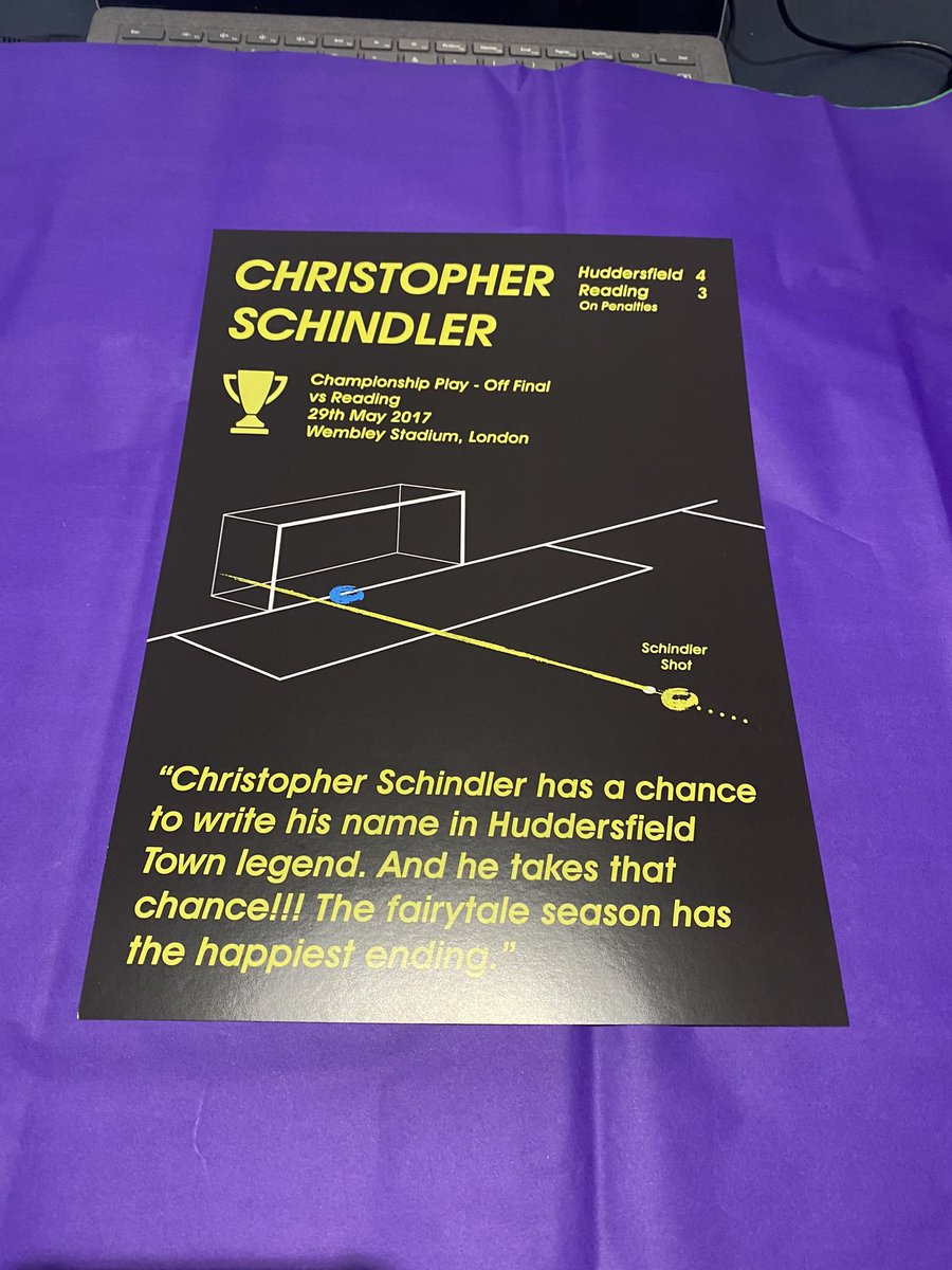 takesthatchance's tweet photo. 🏆Competition Time🏆

Through Iconic Sporting Moments we have an A4 poster commemorating Christopher Schindler's winning penalty for #HTAFC at Wembley to give away.

To enter👇🏻

➡️ FOLLOW US
➡️ FOLLOW @sporting_iconic
🔄 RETWEET THIS TWEET

Winner will be selected at random. https://t.co/KIRhbq9XI1