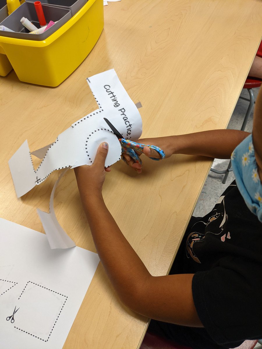 HWES_ArtClass's tweet image. 1st grade working on practicing their cutting skills in Art Class! #hwesartists #hwesartclass #scissorpractice  @HuntersWoodsES
