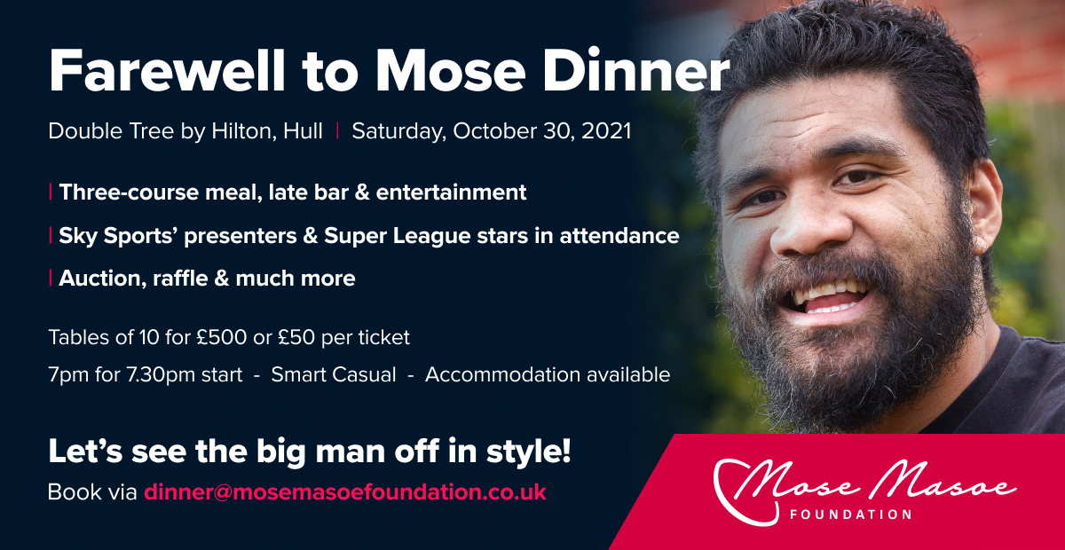 Mose Masoe Foundation (@mosemasoefund) on Twitter photo ****** FAREWELL TO MOSE DINNER ******
We are delighted to announce that we will be hosting a special farewell dinner for <a href="/MoseMasoe/">Mose Masoe</a> and family next month.
Tickets can be bought in tables or individuals and small groups.
Please share - and if you can, be there! ****** FAREWELL TO MOSE DINNER ******
We are delighted to announce that we will be hosting a special farewell dinner for <a href="/MoseMasoe/">Mose Masoe</a> and family next month.
Tickets can be bought in tables or individuals and small groups.
Please share - and if you can, be there!