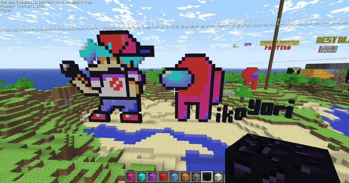 Aikoyori's tweet image. lol i made funny #classicube