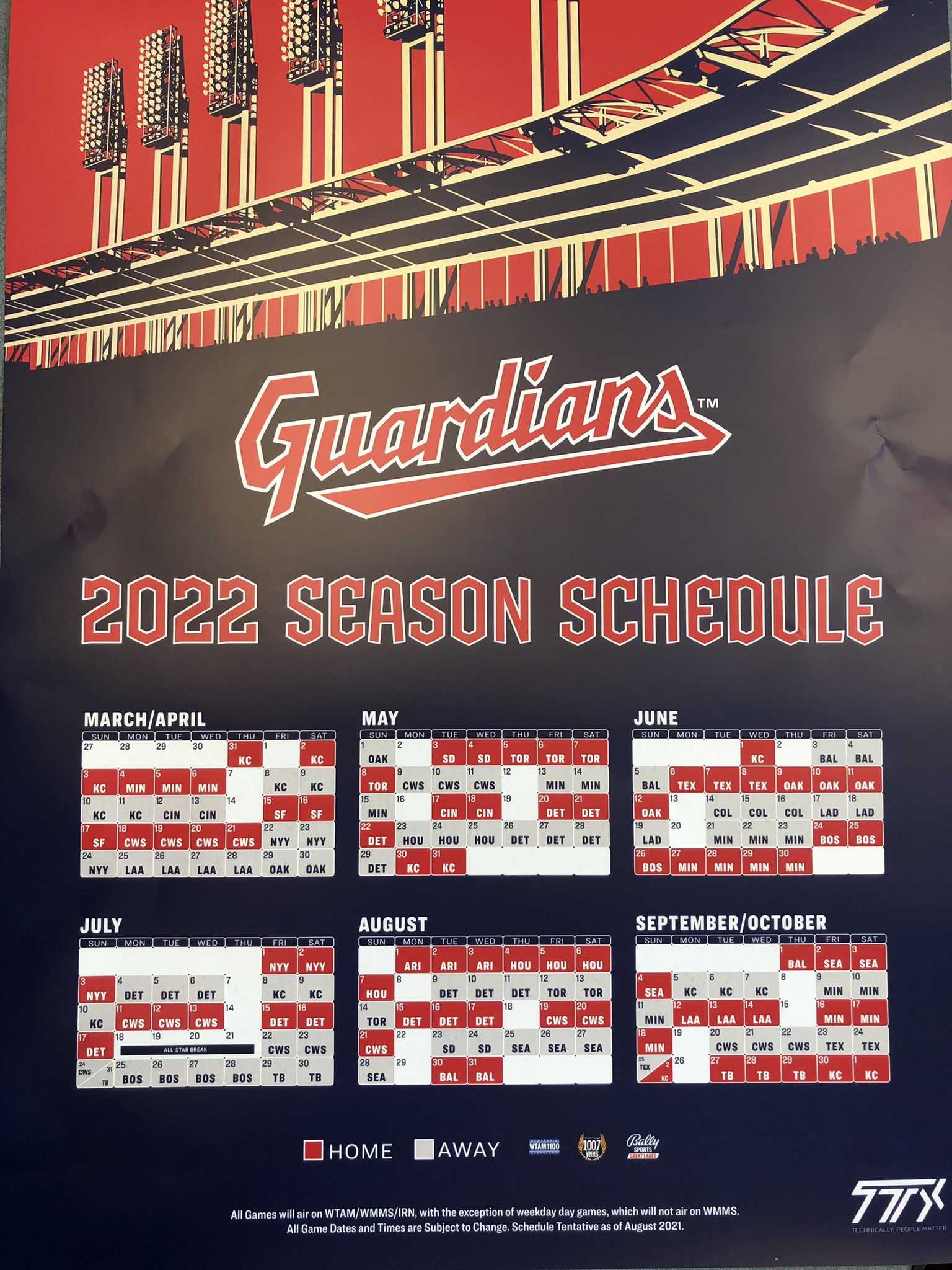 on Twitter "A look at the 2022 Cleveland Guardians