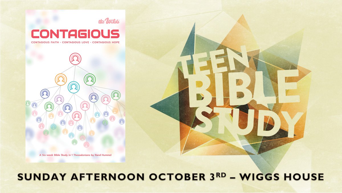 TomWiggsJr's tweet photo. Hey #TeenLife 😎 Come join us sunday afternoon as we start a new #BibleStudy. We'll hang out, eat pulled pork, and play games. You're welcome to come late or leave early and it's free 😁 Get your homework done and we hope you can come! https://t.co/9jcgibLJWH