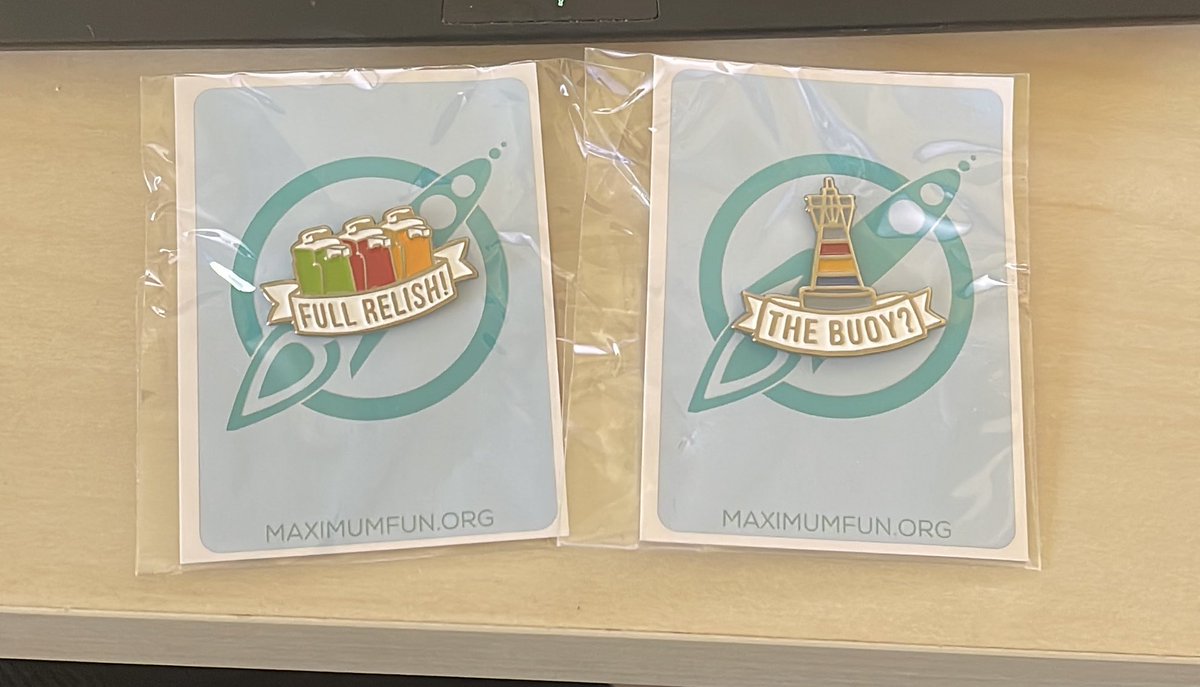 GerberDad's tweet image. Got my pins today! @GreatestTrek @BenjaminAhr @CutForTime