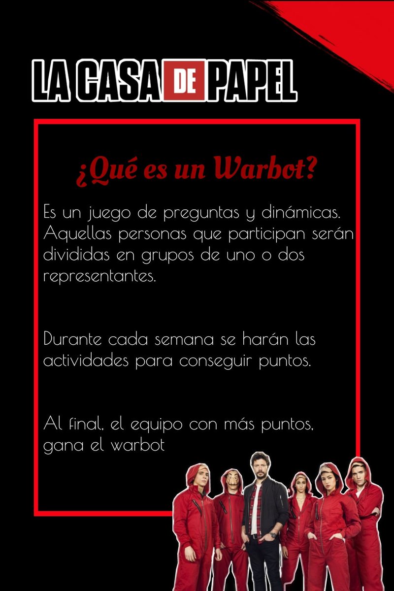 LCDPwb's tweet photo. Hola! Aquí les dejamos un hilo con toda la información importante del warbot. https://t.co/MnIY20v9wc