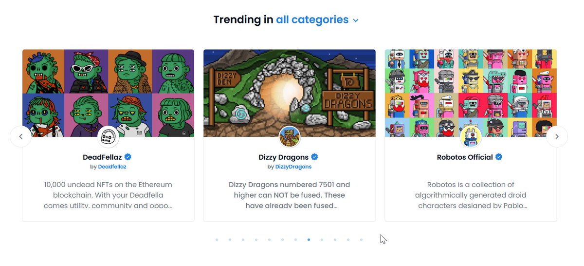 DizzyDragonsNFT's tweet photo. 🚨We’re trending on OpenSea!

Who’s feeling Dizzy?! https://t.co/hXRKXRggfJ