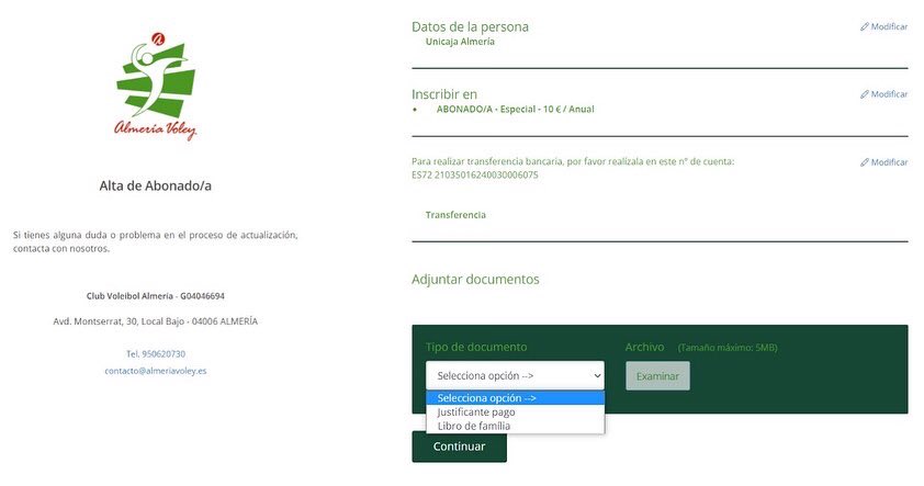 🚨 ¿Aún sin tu abono 🎟 para el inicio de la Superliga de este sábado? 😱🚨

Corre y coge tu 👩🏻‍💻 o 📲 

1️⃣ Entra en nuestra web: almeriavoley.es 🌐

2️⃣ Pincha ☝🏻 en el banner de la derecha de “Vuelta al Voley” 🎒

👇🏻 Sigue
