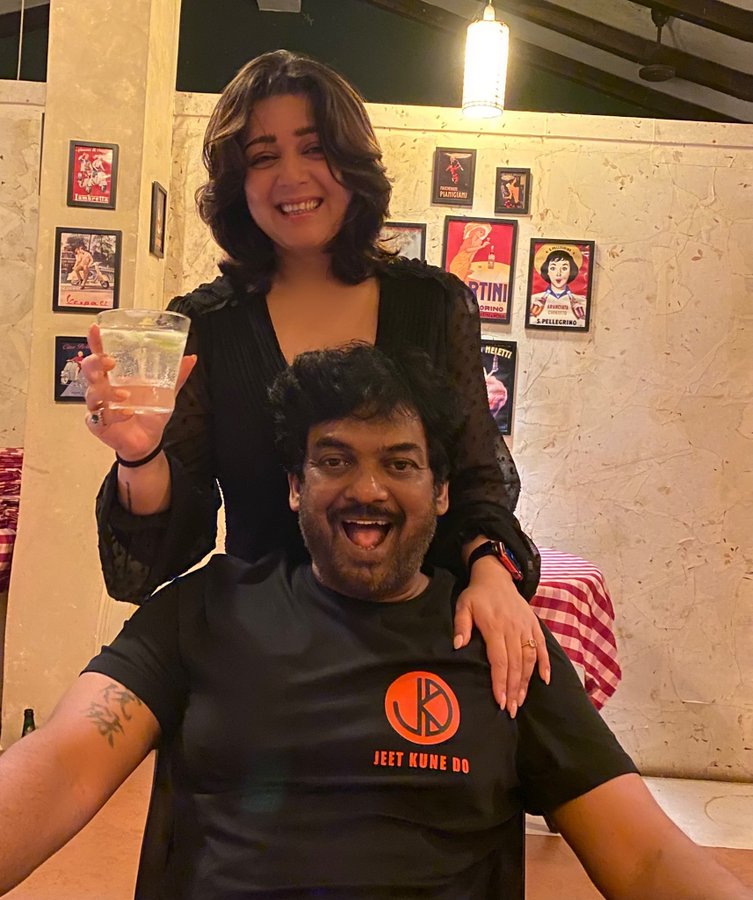 Charmi Kaur Special Birthday Wishes To Director Puri Jagannadh, Pic Goes Viral - Sakshi