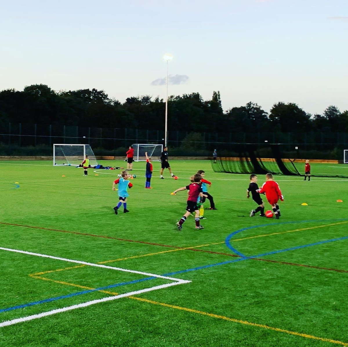 A66Football's tweet photo. Absolute pleasure to be back on home turf tonight. State of the art facility 🔥 can’t wait for the next one… ⚽️🔴🔵 https://t.co/aAvvrXbiXN
