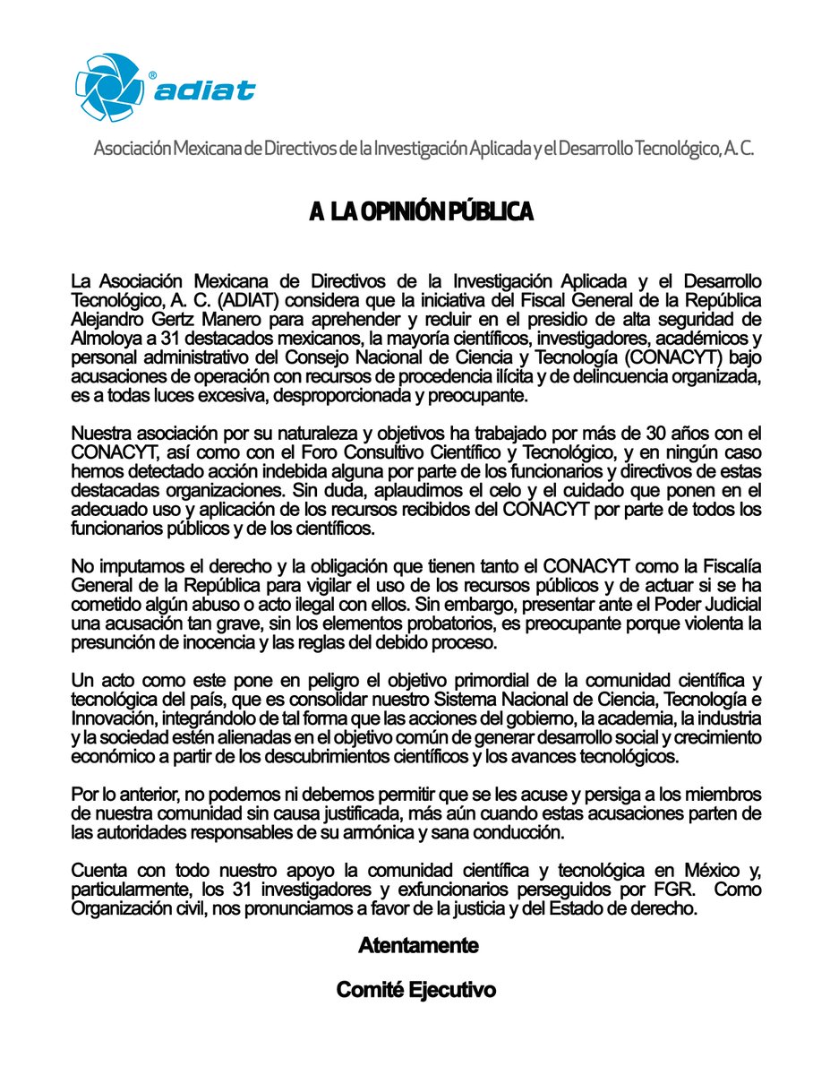 ADIAT, A.C. (@adiatmx) on Twitter photo 