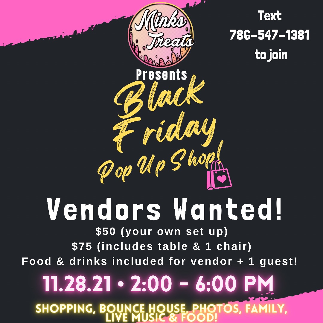 _012515's tweet image. Vendor spots are being filled, last day to join is October 18th.✨ #BlackFriday #NetworktoNetworth