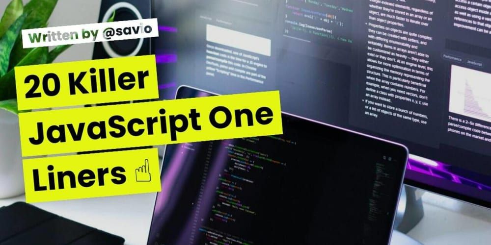 speckyboy's tweet photo. 20 Killer #JavaScript One-Liners https://t.co/ZThZHDehYA https://t.co/oLnANPg0G5