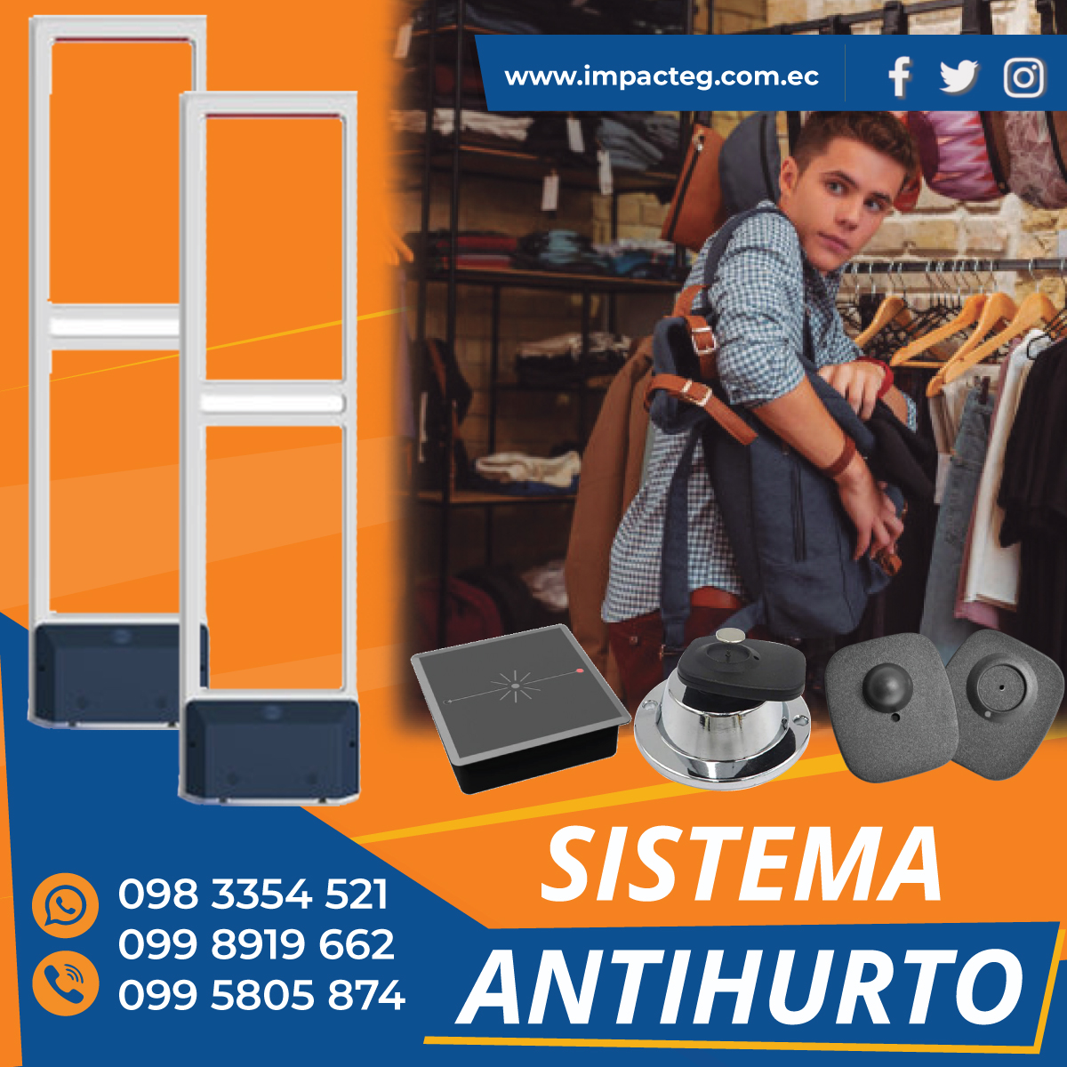 impacteg1's tweet image. 🔵 Sistema Antihurto 🔵
𝙋𝙧𝙤𝙩𝙚𝙜𝙚 𝙩𝙪 𝙉𝙚𝙜𝙤𝙘𝙞𝙤
🔹 Antenas
🔹 Pines
🔹 Desactivadores
Y mucho más...
📱 Contáctanos:
📲bit.ly/3pQgnjN 
 #antenas #antihurto #desactivadores #pinesderopa
#alerta #robo #impresoras  #negocio #empresa #SistemaAntihurto #seguridad