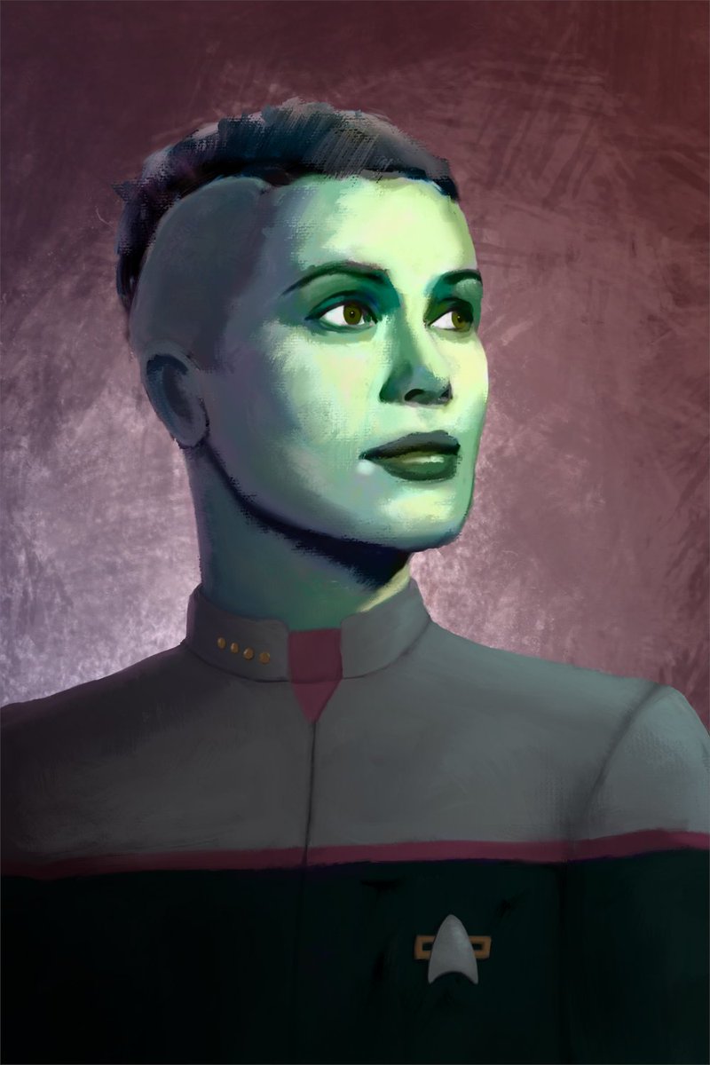 - Curtain Call -
#ClearSkies #USSRoss #StarTrek #TTRPG #AuxCrew
Our Crew:
(art by @ChaiKovsky )
Captain Azeri Sull played by @ChaiKovsky