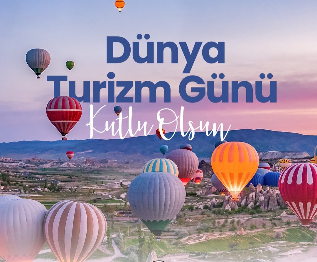 Turizm çalışanları başta olmak üzere tüm turizm sektörünün #DünyaTurizmGünü kutlu olsun. 
@Akbakirkoy 
@tmazlumoglu 
@CAltunay