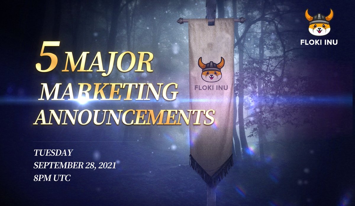 Who is ready for tomorrow?

#FLOKTOBER is coming!