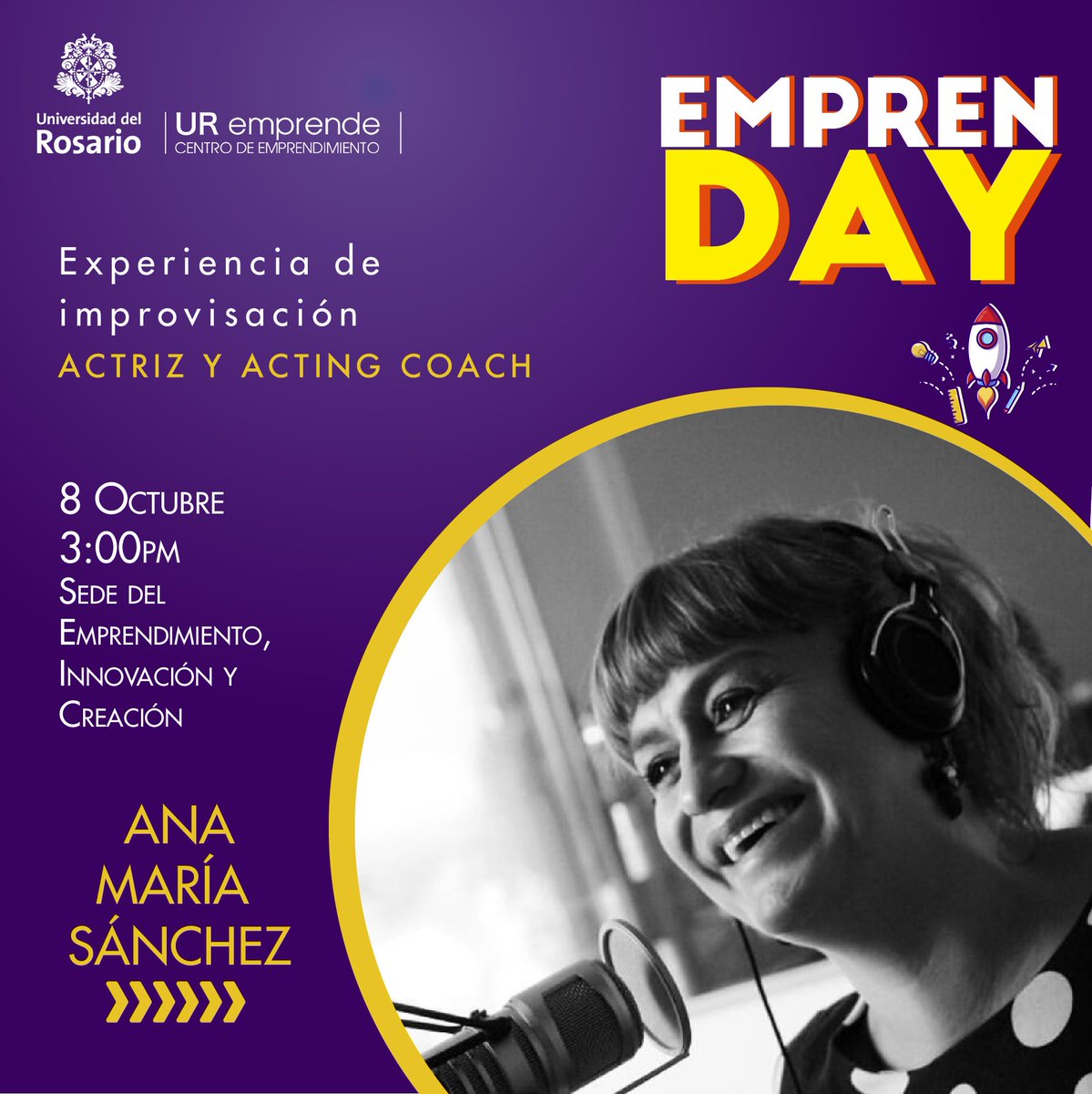 UR_Emprende's tweet photo. ¿Estás preparado para vivir dos días de experiencias increíbles? 🤪
¡El emprendimiento se toma @urosario y llega para que despiertes tu creatividad!
Inscríbete y conoce la agenda en https://t.co/e8INO3oCOs
#ElArtedeEmprender #URemprende https://t.co/y8C3tyoczg