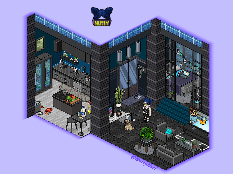 Modern apartment💎🍳 / Dpto moderno🧦 🖤

YT tutorial: youtu.be/BDKPsJvOxzc

#habbo #habboroom #speedbuild