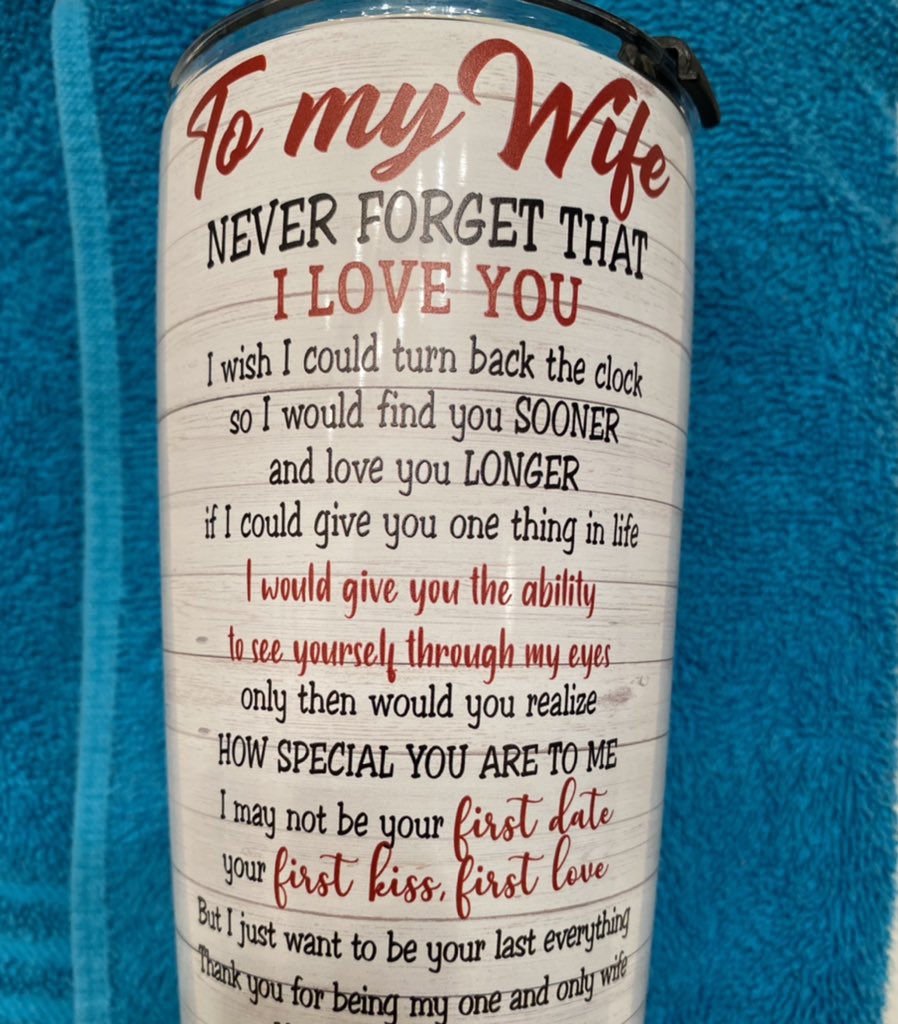 TexasPoPo_'s tweet image. I bought this while my wife was in the hospital and never got to give it to her😢. She will always have my heart. I know she’s looking down from heaven and will be with me always. Thank u all again for the love and support during this horrible time.