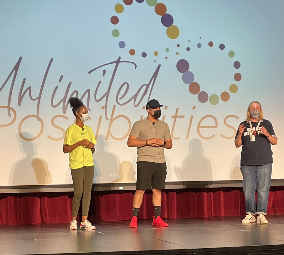 SMSDCAA (@smsd_caa) on Twitter photo Rehearsal is underway for <a href="/theSMEF/">Shawnee Mission Education Foundation</a> Fall Breakfast hosted virtually at 7:30 a.m. on September 28. Leadership SM grads are co-hosts and will interview our superintendent <a href="/DrMJHubb/">Dr. Michelle Hubbard</a> <a href="/SM_NORTH_HS/">SM North HS</a> <a href="/smnw_office/">SMNW Office</a> <a href="/SM_Hinkle/">Kimberly Hinkle</a> Rehearsal is underway for <a href="/theSMEF/">Shawnee Mission Education Foundation</a> Fall Breakfast hosted virtually at 7:30 a.m. on September 28. Leadership SM grads are co-hosts and will interview our superintendent <a href="/DrMJHubb/">Dr. Michelle Hubbard</a> <a href="/SM_NORTH_HS/">SM North HS</a> <a href="/smnw_office/">SMNW Office</a> <a href="/SM_Hinkle/">Kimberly Hinkle</a>