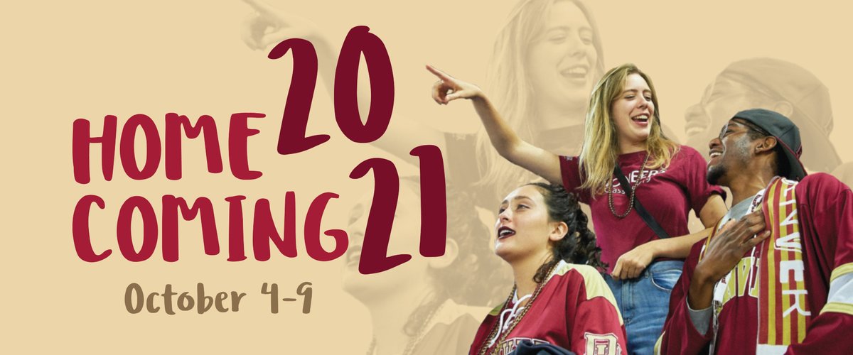 Homecoming 2021 is right around the corner! Have you signed up yet?

You can view all events and register here: bit.ly/3EX1ROD

#OneDU