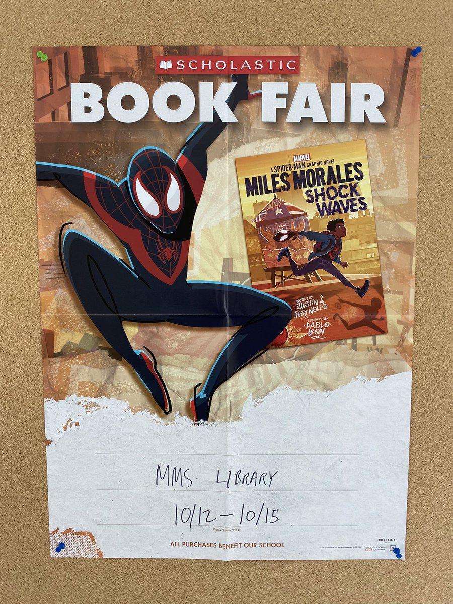 MMSLibraryMedia's tweet image. The #ScholasticBookFair is returning to Martin! Take a look at some of the awesome posters from around the school!