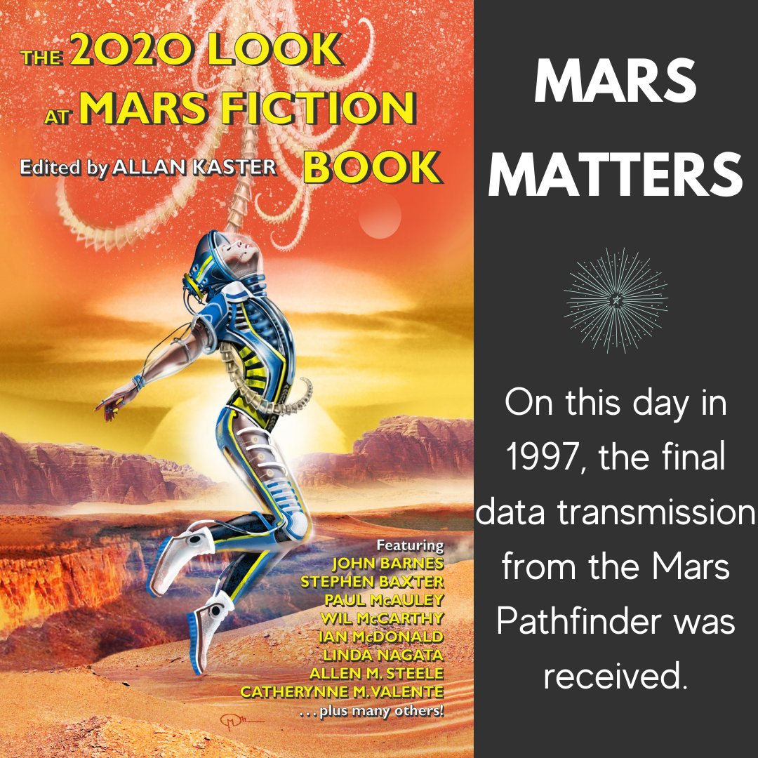 AllanKaster's tweet photo. MASTERY OF MARS IS NOT WITHOUT ITS LITTLE LESSONS

20 Stories by:
John Barnes
Stephen Baxter 
Ian McDonald
Linda Nagata
Allen M. Steele
Catherynne M. Valente
and others!

https://t.co/NZQlmeF5VF

#InfiniVox #sciencefiction #scifibooks #Mars #Mars2020 https://t.co/rvA5IMXclt
