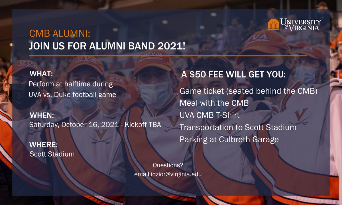 UVA Cavalier Marching Band tweet media