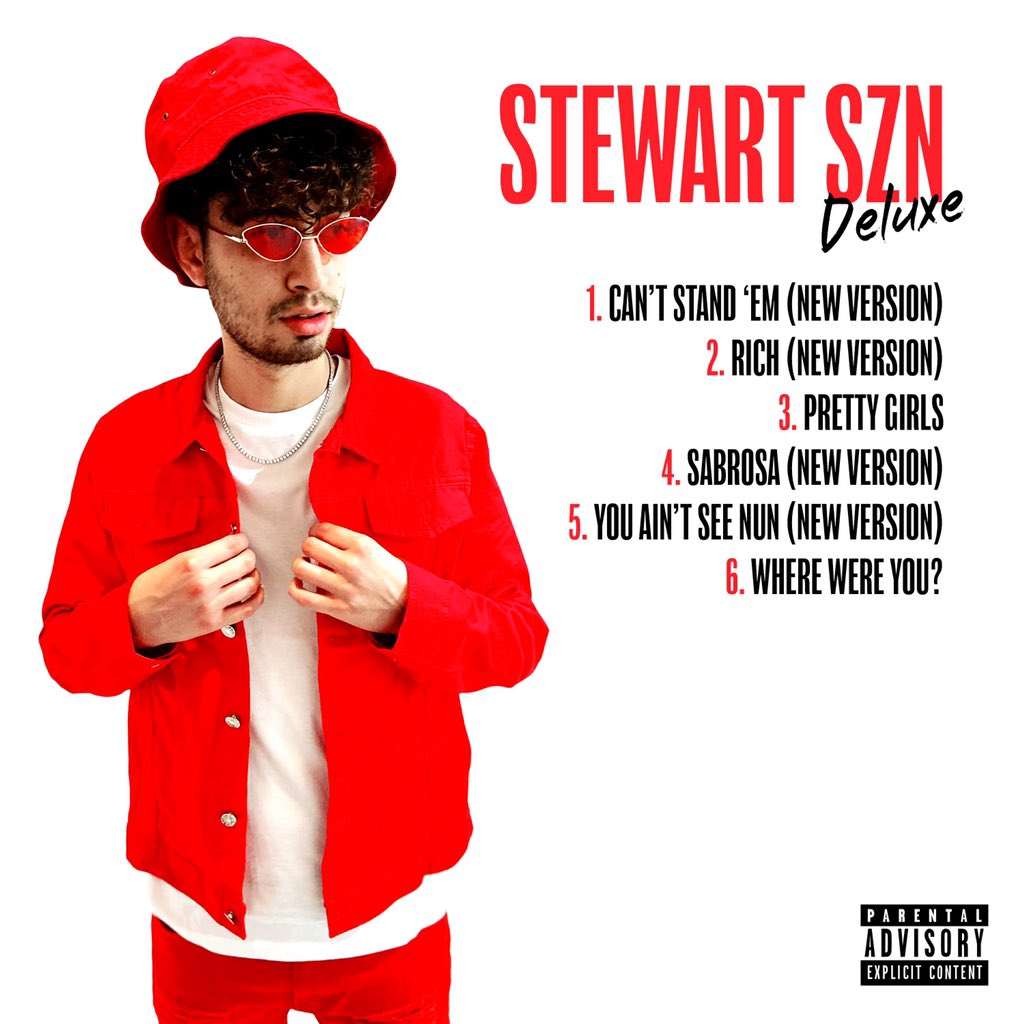 BaybeJay_'s tweet photo. Officially BAYBE JAY on all platforms!!! Stewart Szn (Deluxe) out everywhere featuring my best moment during the Stewart Szn era with new versions &amp; remasters. Cover done by @actualIydominic 

Link: https://t.co/mLV75Yb77X https://t.co/I75IvEJNFo