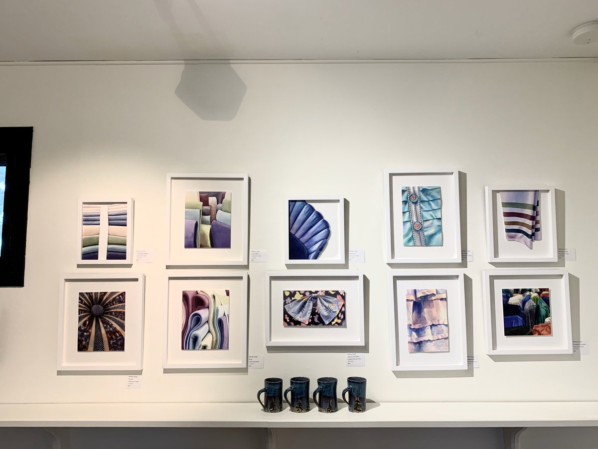 LeightonCentre's tweet image. Brittney Tough has recently joined our #MonthlyMembersCollection with a fresh batch of vibrant, textile-inspired watercolours!

Browse the collection at shop.leightoncentre.org.

#yycarts #leightonartcentre #brittneytough #madeincanada #watercolour #yyclcl #supportlocalyyc