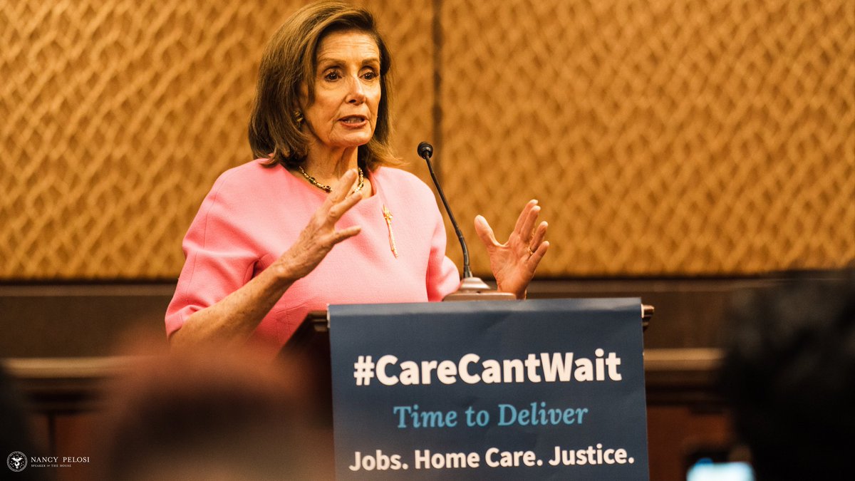 The backbone of our democracy and our country is the middle class and those who aspire to it. As we Build Back Better, we must meet families’ home health care needs — and lift up the caregivers who meet them!  #CareCantWait