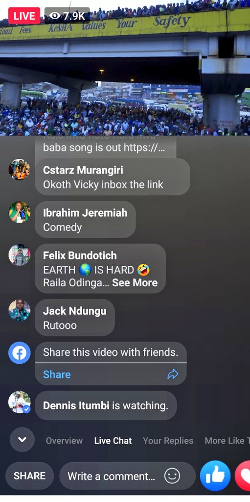 kodiFix254's tweet photo. @OleItumbi  and hasora panicked. Itumbi rushed to watched Baba the 5th live on Facebook. #RidingwithBABA https://t.co/embyMVVsiv