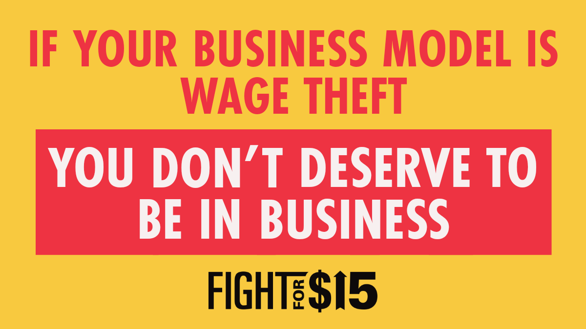Wage theft is a crime. #SB62 would eliminate the piece-rate system, which pays workers by the number of garments they sew (rather than an hourly wage), and would hold fashion brands liable when their contractors fail to pay the minimum wage. ow.ly/FEp830rVeXp #FightFor15