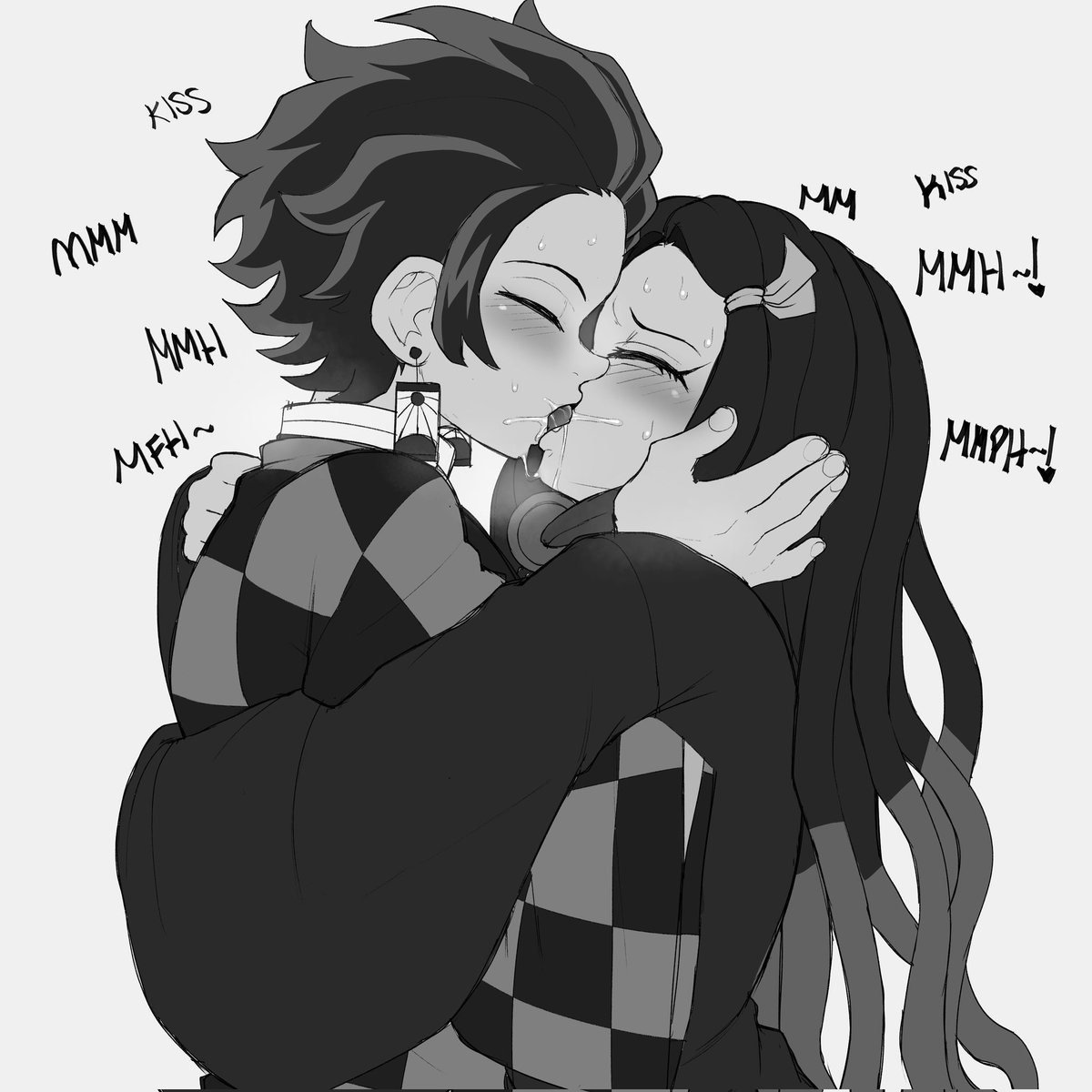 Nezuko breeding night animation — ImgHub.ru