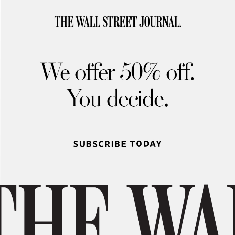 WSJ's tweet photo. Make sense of all that's happened with WSJ. Join now and save 50%.