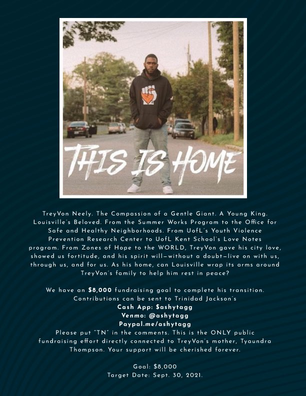 yvprc's tweet photo. Please help us support TreyVon’s family. https://t.co/8mY2zHeVJt