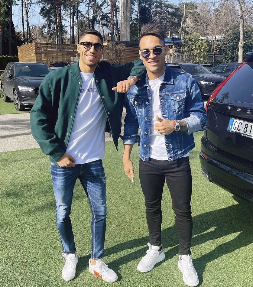 InterMilanFRA's tweet image. Bromance w/ Lauti