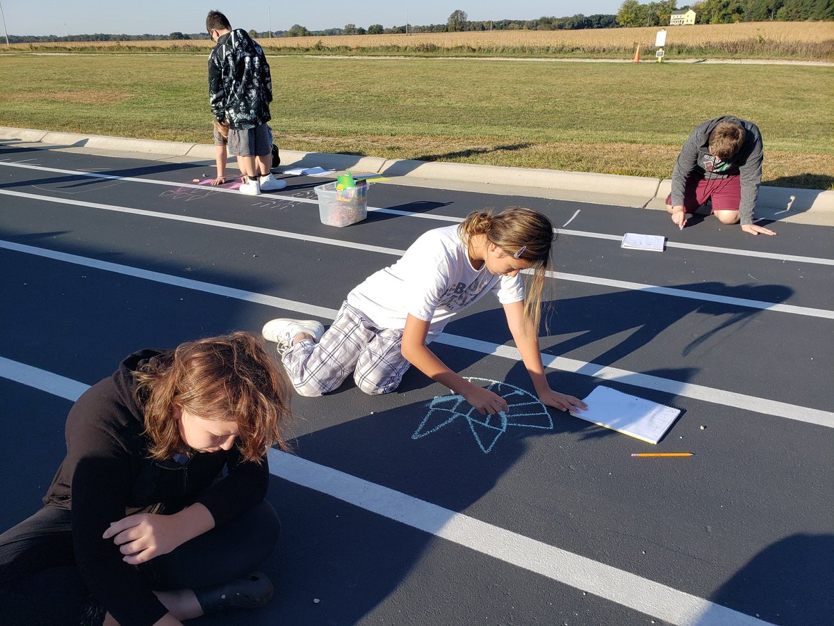 rryanhartley's tweet image. Monday morning number talk: how can you represent one of the following fractions as a drawing? 
1/5, 3/8, or 4/15
@HortonKandi #sidewalkmath #fractiontalks #numbertalks #wcsflight