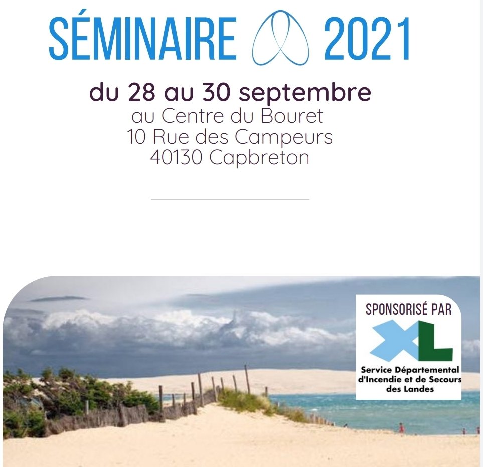 Merci au <a href="/SDIS40/">Sapeurs-pompiers 40</a> d'accueillir à partir de demain le séminaire Apis. 3 jours de partages avec les <a href="/sdis31officiel/">Sapeurs-pompiers 31</a> <a href="/SDIS44/">Sapeurs-pompiers 44</a> <a href="/Sdis973/">SDIS973 Officiel</a> <a href="/sdis37/">sdis37</a> <a href="/Sdis32/">SDIS 32</a> <a href="/sdis09/">SDIS09</a> <a href="/sdis64/">SDIS64</a> @SDIS79 <a href="/Sdis77/">Sapeurs-Pompiers 77</a> <a href="/Sdis65/">SDIS 65</a> <a href="/Sdis76/">Sapeurs-pompiers 76</a> @sdis49 <a href="/Sdis12/">SDIS de l'Aveyron</a> <a href="/Sdis_95/">Sapeurs-pompiers du Val-d'Oise 🚒</a> @SDIS34 Sdis78 Sdis 971