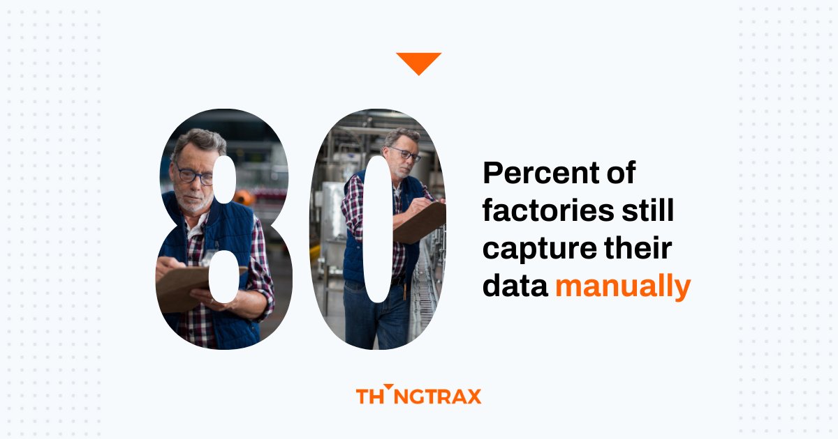 80% of factories still capture their data manually… which is crazy!

There is a better way than a clipboard and overwhelming Excel spreadsheets. Let’s talk: thingtrax.com/demo

#Manufacturing #IntelligentManufacturing #DataIntelligence #Factory