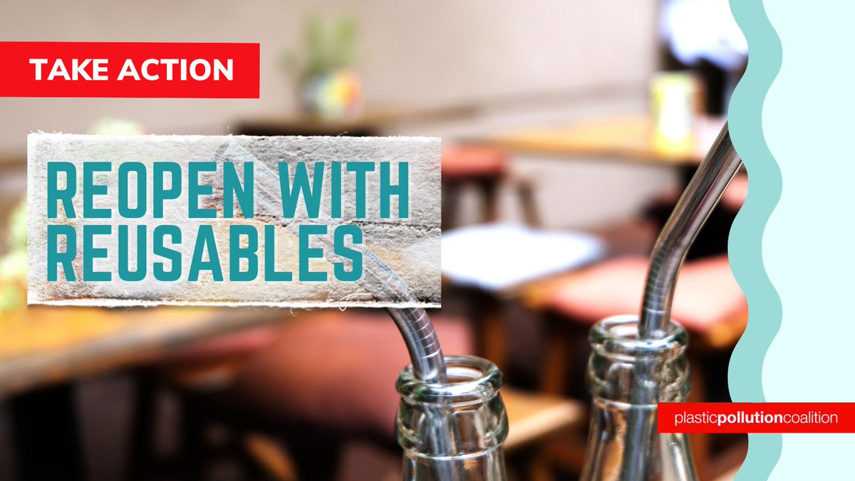 PlasticPollutes's tweet photo. 💥TAKE ACTION: Sign and reshare the petition to urge restaurants to reopen with safe reusables. ▶️ https://t.co/Yf2kPtRStB
#plasticpollutes #reopenwithreuse #breakfreefromplastic #covid19 https://t.co/33ctFqbmBm