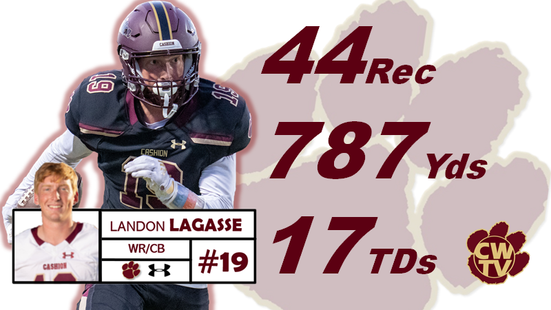 TvCashion's tweet photo. RIDICULOUS 5 GAME TOTALS for @landon_lagasse 
WR | CB | @cashionfootball #unofficial

Catch archived games at https://t.co/llz0ZTIbO9
#climbthatladder #CHaSinGOLD #LEGOO
@Cam_Jourdan @michaelswisher @Skordle @nick_sardis @JamesDJackson15 https://t.co/LRmWUB4omP