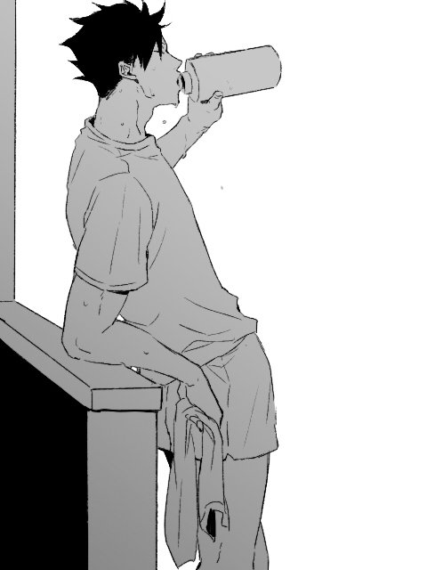 —Y así los observa, Desde lejos con bebida energética en mano—