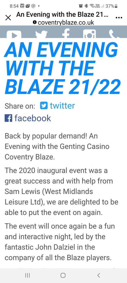 So pleased to be helping <a href="/Robbiec45/">Rob Coleman</a> with A Night with the Blaze again such a great night was had by everyone last time get your tickets guys don't miss out 🍺