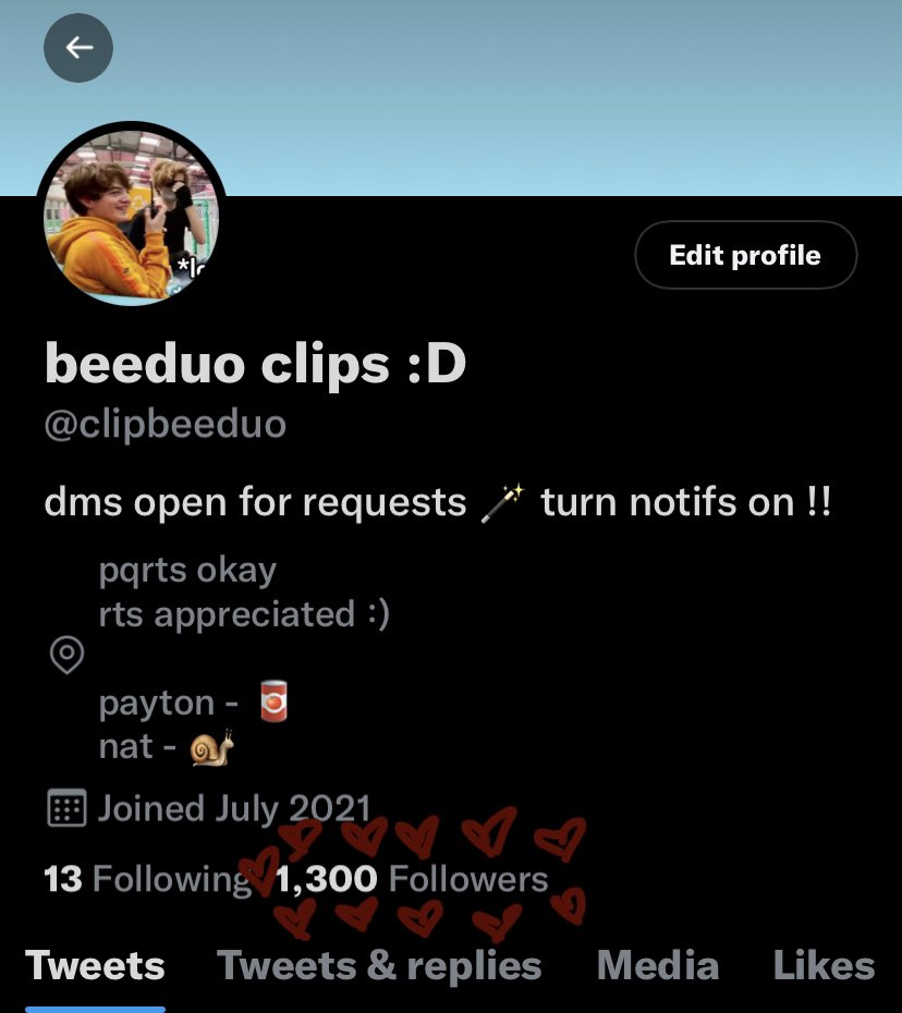 clipbeeduo's tweet photo. // not a clip

THANK YOU GUYS FOR 1.3k :D -🐌 https://t.co/8lKSNVXxKX